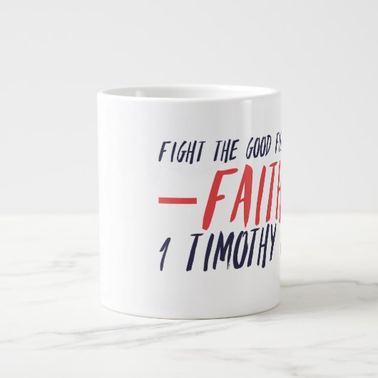 Glaube - Jumbo-Tasse (Vorderseite)