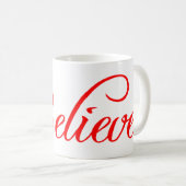 Glaube! Kaffeetasse (VorderseiteRechts)