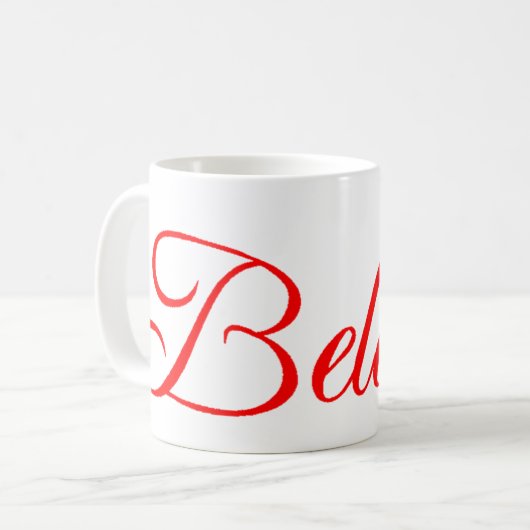 Glaube! Kaffeetasse (Vorderseite Links)