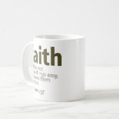 Glaube Kaffeetasse (Vorderseite Links)