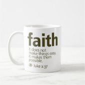 Glaube Kaffeetasse (Links)