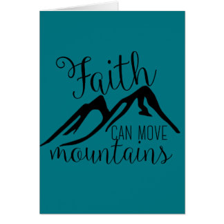 Glaube kann Berge bewegen