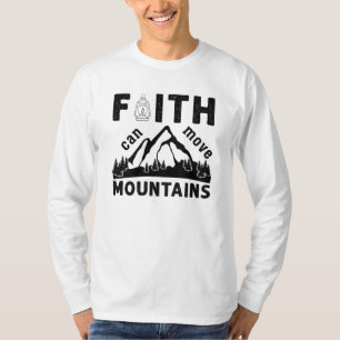 Glaube kann Berge versetzen Bibelvers T-Shirt