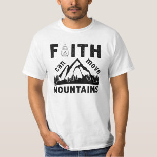 Glaube kann Berge versetzen Bibelvers T-Shirt