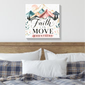 Glaube kann Berge versetzen Leinwand (Insitu (Schlafzimmer))