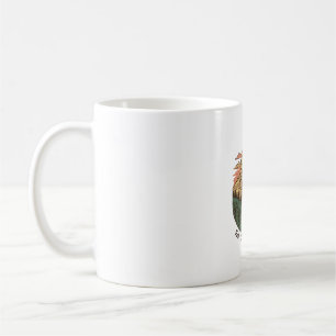 Glaube kann Berge versetzen Vintage-Mountains-Shir Kaffeetasse