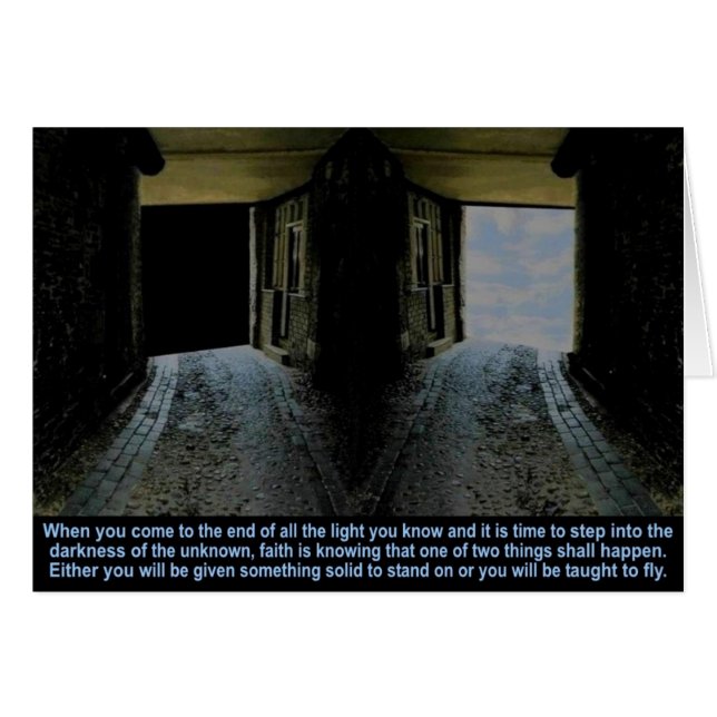 Glaube, Karte (Vorderseite (Horizontal))