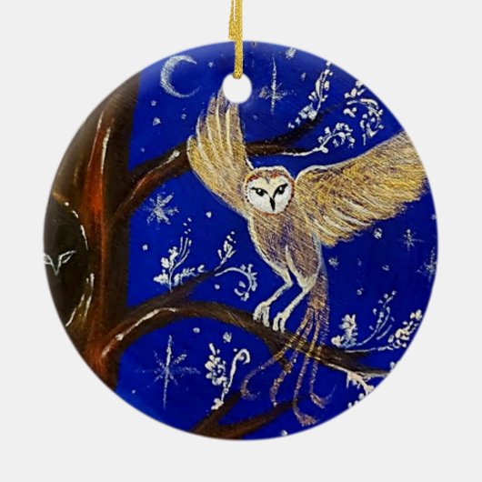 Glaube Keramik Runde Ornament (Hinten)