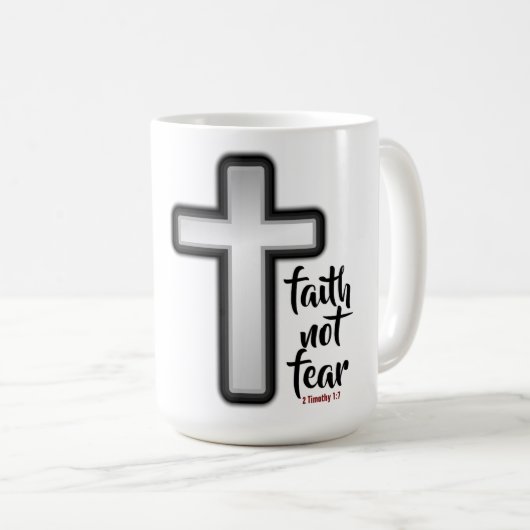 Glaube: Klassische Tasse (VorderseiteRechts)