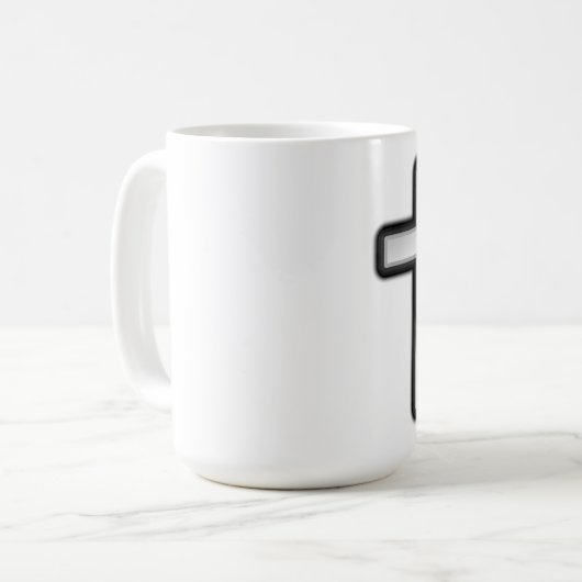 Glaube: Klassische Tasse (Vorderseite Links)