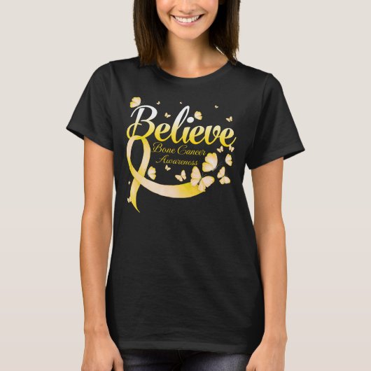 Glaube KNOCHENKREBS T-Shirt (Vorderseite)
