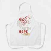 Glaube, Kraft und Flüge - Hoffnung lebt von Bewuss Schürze (Vorderseite)