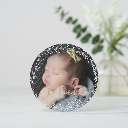 Glaube - Kranich Feiertagskarte (Stehend Vorderseite)