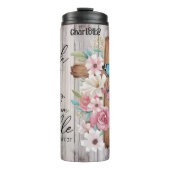 Glaube: Kreuz, Blume, Möglichkeit, Luke Thermosbecher (Vorderseite)