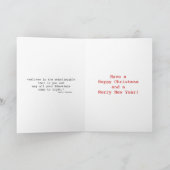 Glaube Ladder - Weihnachtsbaum Feiertagskarte (Innenseite)