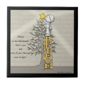 Glaube Ladder - Weihnachtsbaum Fliese (Vorderseite)