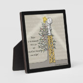 Glaube Ladder - Weihnachtsbaum Fotoplatte (Vorderseite)