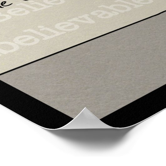 Glaube Ladder - Weihnachtsbaum Poster (Ecke)