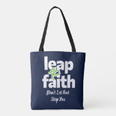 Glaube, Lass keine Angst auf dich auf Tasche (Rückseite)