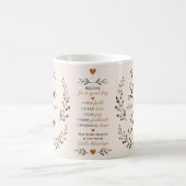 Glaube, Liebe & Freude | Glaube-basierter Kaffeebe Kaffeetasse (Mittel)