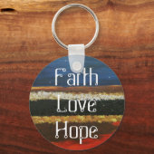 Glaube Liebe hoffen Keychaine Schlüsselanhänger (Vorderseite)