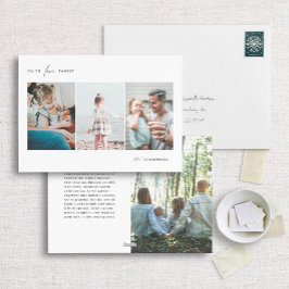 Glaube, Liebe, Minimalistisches Foto Feiertagskarte