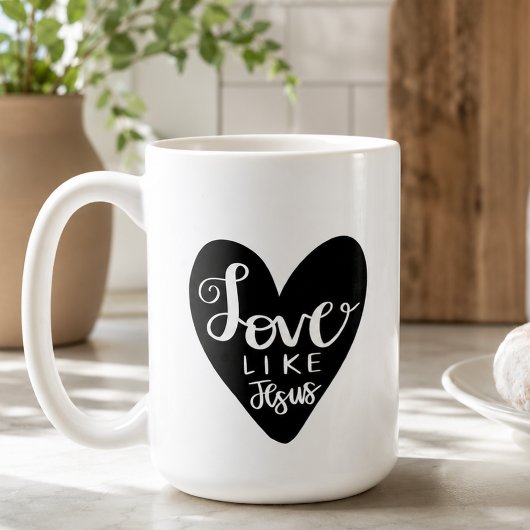 Glaube Liebe wie Jesus Tasse