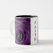 Glaube Lila Rose 11oz Zwei-Tonen-Tasse Schwarz Zweifarbige Tasse (Vorderseite Links)