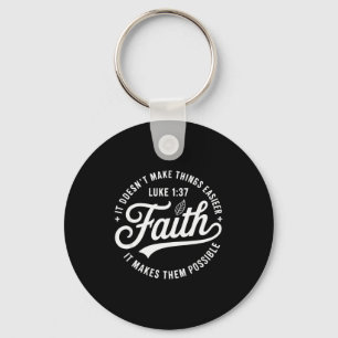 Glaube Lukas 1 37 Bibelvers christlich religiös Zi Schlüsselanhänger