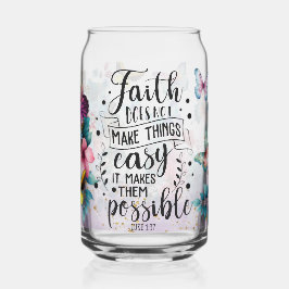 Glaube macht alles möglich dosenglas