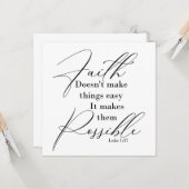 Glaube macht Dinge möglich Karte (Vorderseite/Rückseite Beispiel)