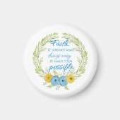 Glaube macht Dinge möglich Magnet (Vorne)