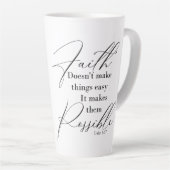 Glaube macht Dinge möglich Milchtasse (Rechte Ecke)