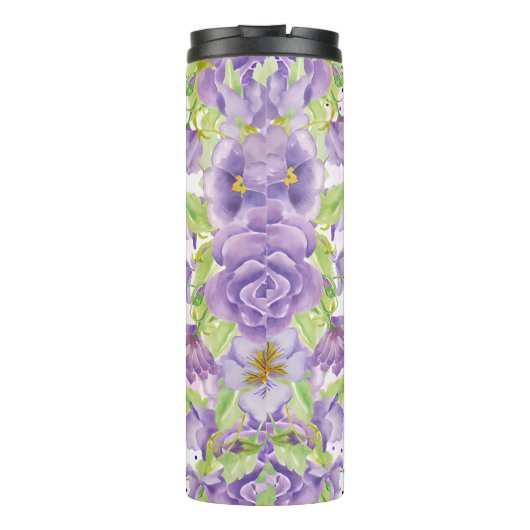 Glaube macht Dinge möglich Schmetterlinge Thermosbecher (Rückseite)