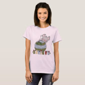 Glaube Maus Ornament Niedlich Weihnachten T-Shirt (Vorne ganz)