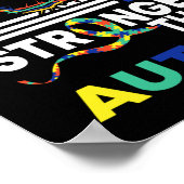 Glaube Mein Gott ist stärker als das Bewusstsein f Poster (Ecke)