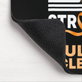 Glaube Mein Gott ist stärker als Multiple Sklerose Mousepad (Ecke)