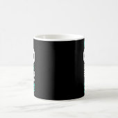 Glaube Mein Gott ist stärker als peritonealer Kreb Kaffeetasse (Mittel)