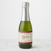 Glaube Mini-Sparkling-Weinetikett Schaumweinetikett (Vorderseite)