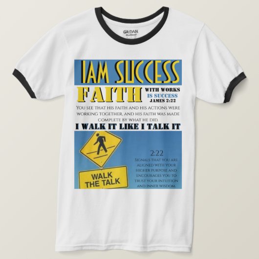 GLAUBE MIT WERKEN T-Shirt (Design vorne)
