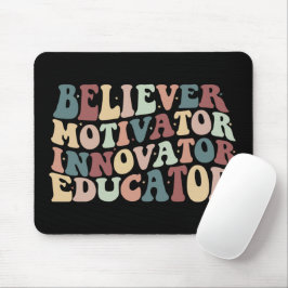 Glaube Motivator Innovator Erzieher Mousepad