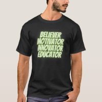 Glaube Motivator Innovator Erzieher Retro Teache