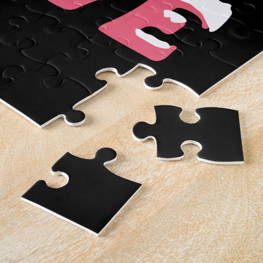 Glaube Narwhal Weihnachtsschneefieber-Lichter Puzzle (Seite)