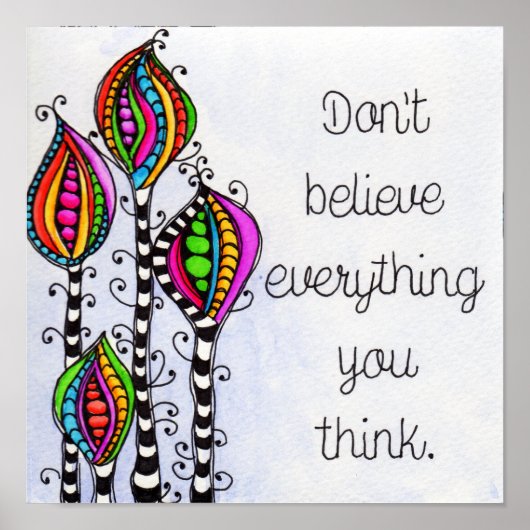 Glaube nicht alles poster (Vorne)