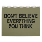 Glaube nicht alles, was du denkst kalender (Titelbild)