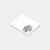 Glaube nicht an Einhörner - Glaube an mich Post-it Klebezettel (angewinkelt)