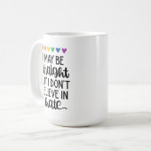 Glaube nicht an Hassstolz Kaffeetasse (Vorderseite Links)