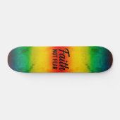 Glaube Nicht Angst Skateboard (Horizontal)