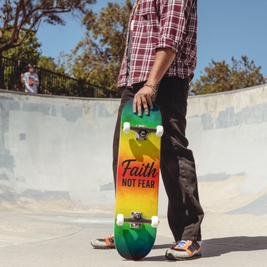 Glaube Nicht Angst Skateboard (Außenbereich 2)