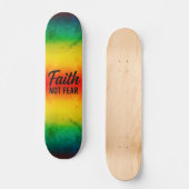 Glaube Nicht Angst Skateboard (Vorderseite)